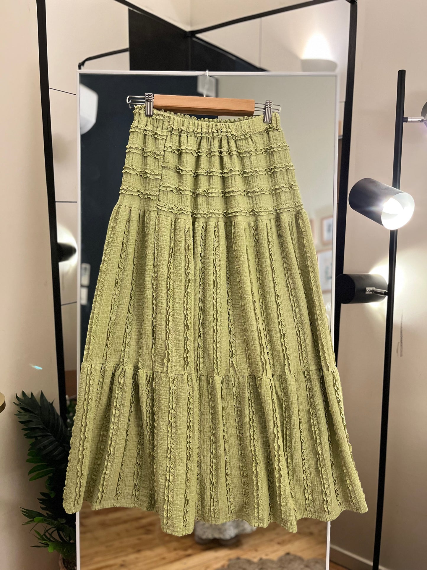 Pre-Loved Green Maxi Skirt