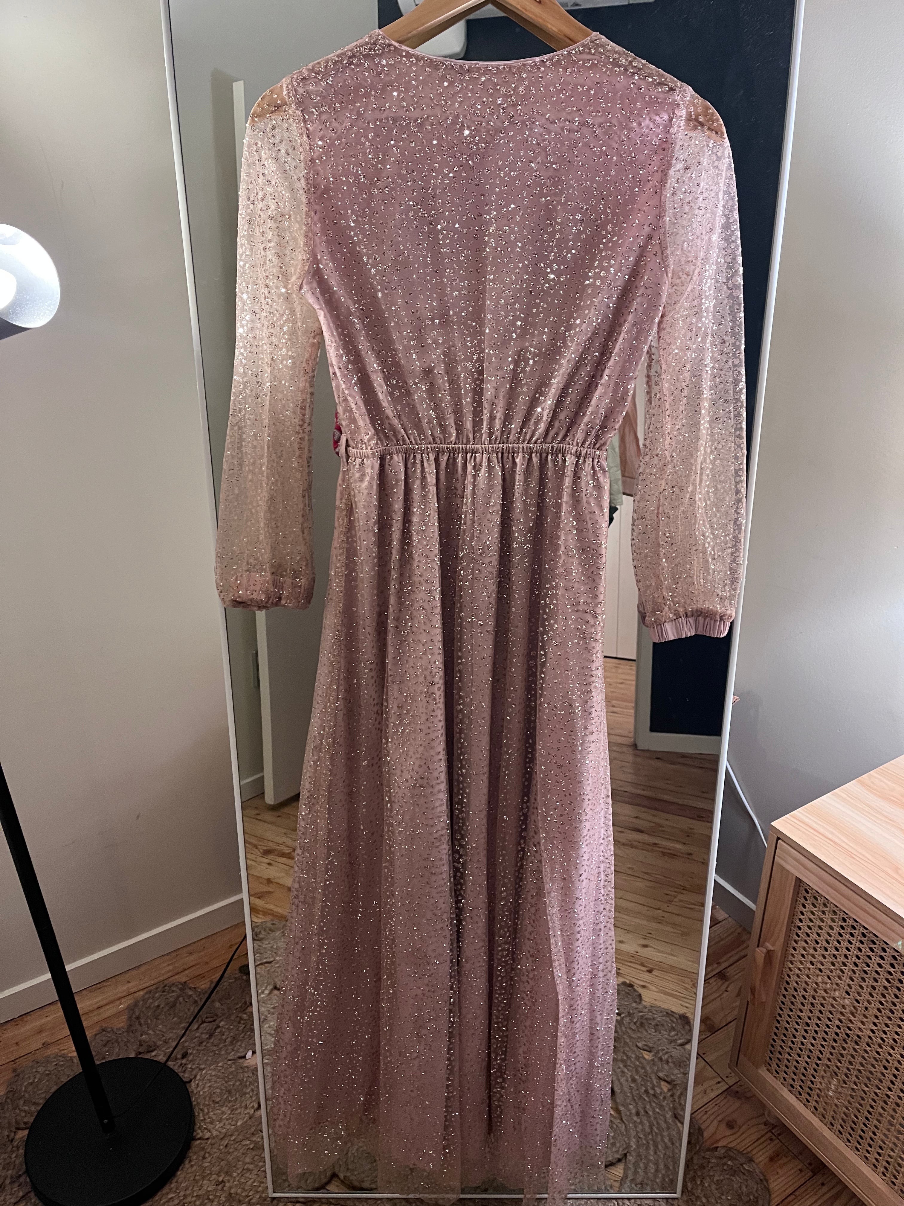 Pre-Loved Pink sequence dress