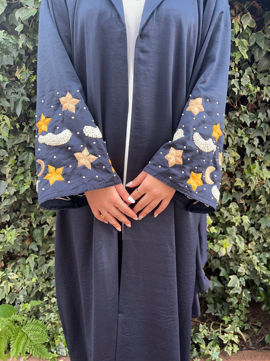 Layla Abaya - Hand Embroidery by Forever Hijab