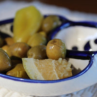 Olive Serving Dish - Hebron Blue - Bayyara