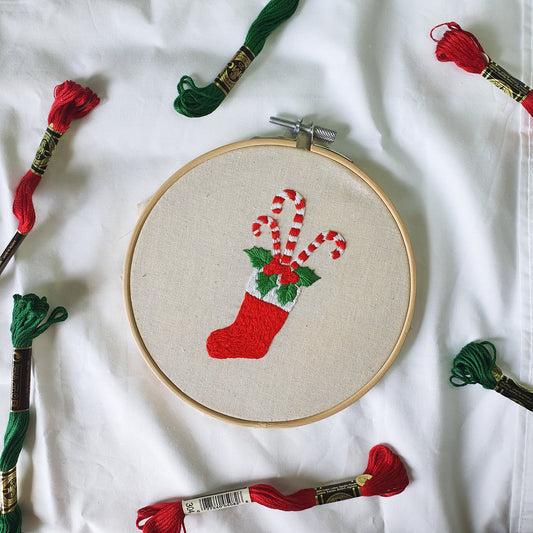 Christmas Stocking  DIY Embroidery Kit