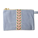 Velvet Clutch - Grey - Bayyāra