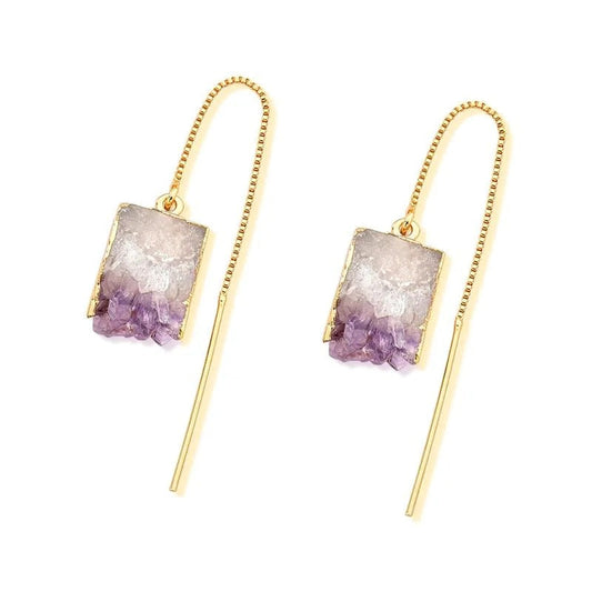 Amethyst earrings