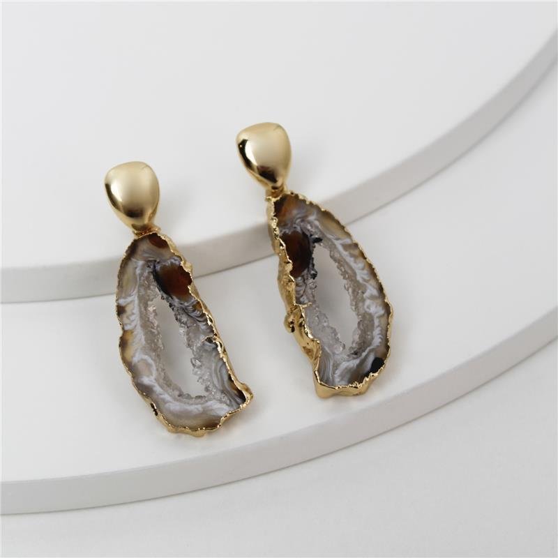 Agate earrings