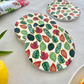 Seasonal Symphony - Set of Four Ceramic Tea Coasters