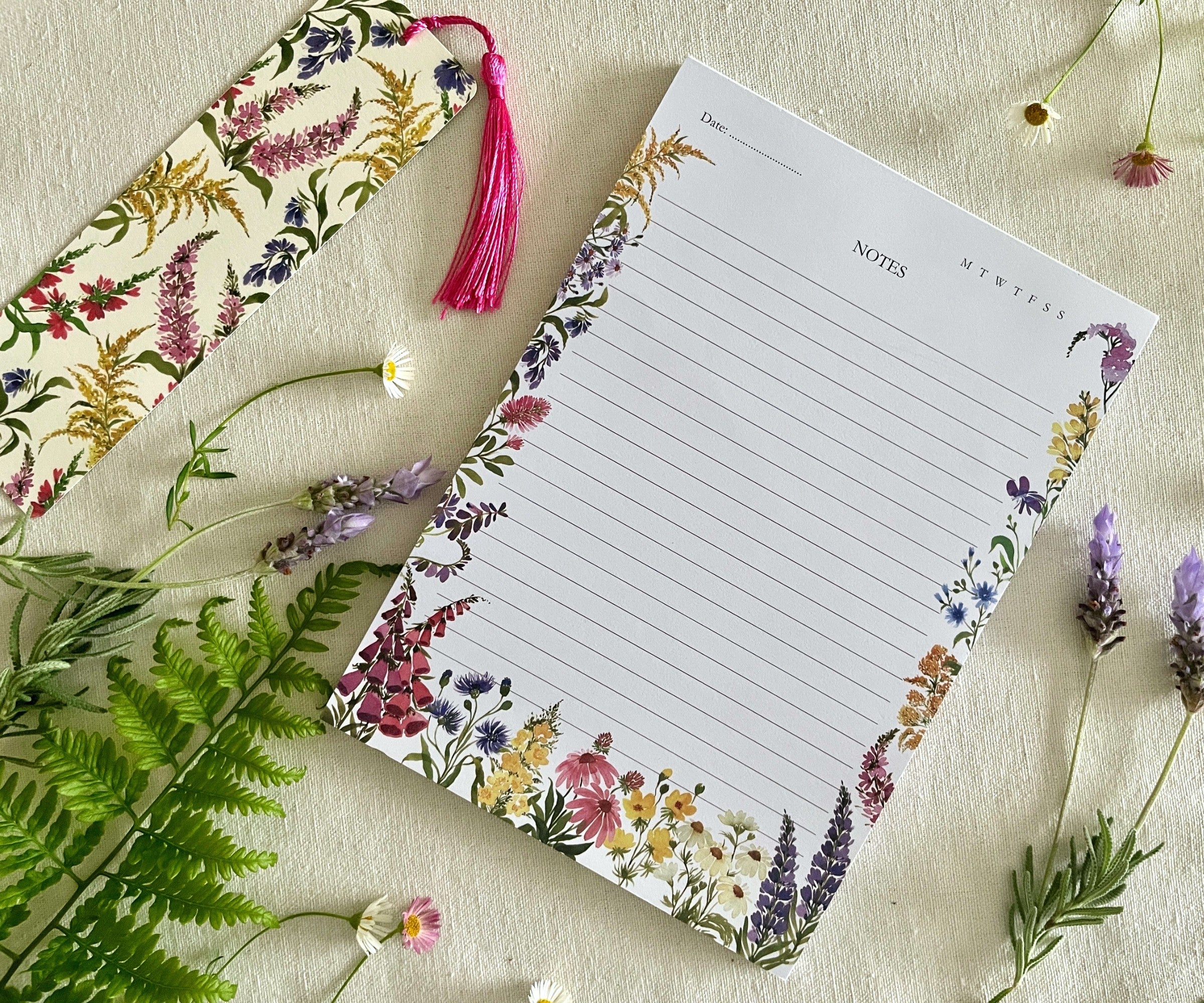 Petals of the Wild - A5 Notepad