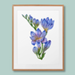 "Unfolding Brilliance" Freesia Flower Art Print