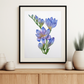 "Unfolding Brilliance" Freesia Flower Art Print on the Wall