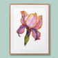 ”Dream in Bloom” Iris Flower Art Print