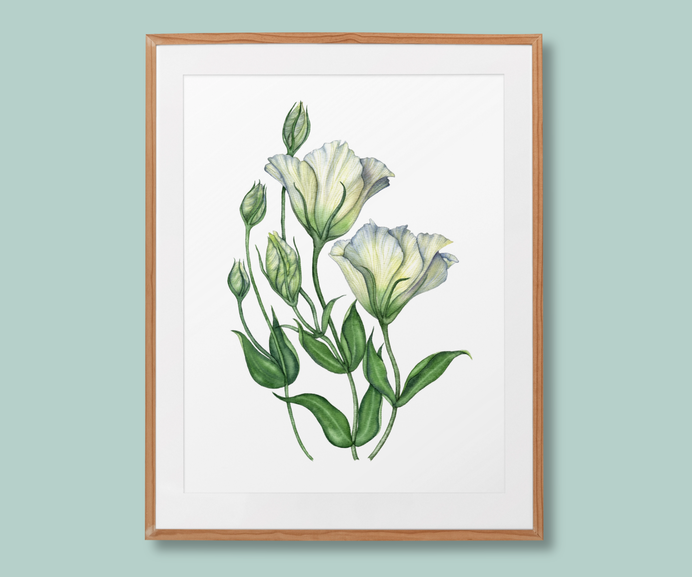 The Lisianthus: Unfloding Happiness - Lisianthus flowers Art Print
