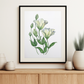 "The Lisianthus: Unfloding Happiness" Lisianthus flowers Art Print on the Wall