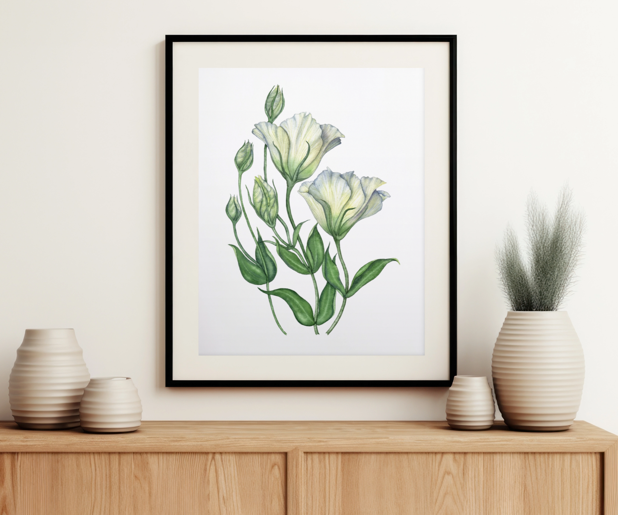 The Lisianthus: Unfloding Happiness - Lisianthus flowers Art Print