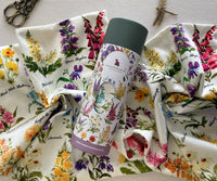 Petals of the Wild velvet pillow cover 45x45 cm with single premium gift-ready packaging tube