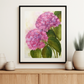 "Pink Hydrangea Ballet" Pink Hydrangea Flowers Art Print on the Wall