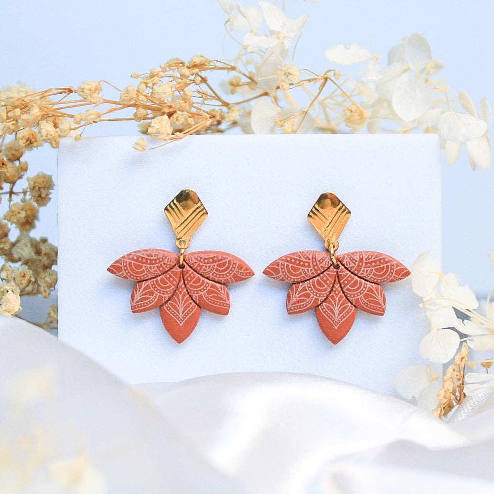 Lotus Earrings