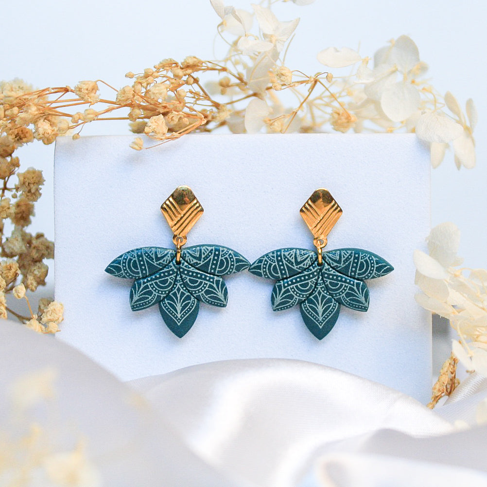 Lotus Earrings