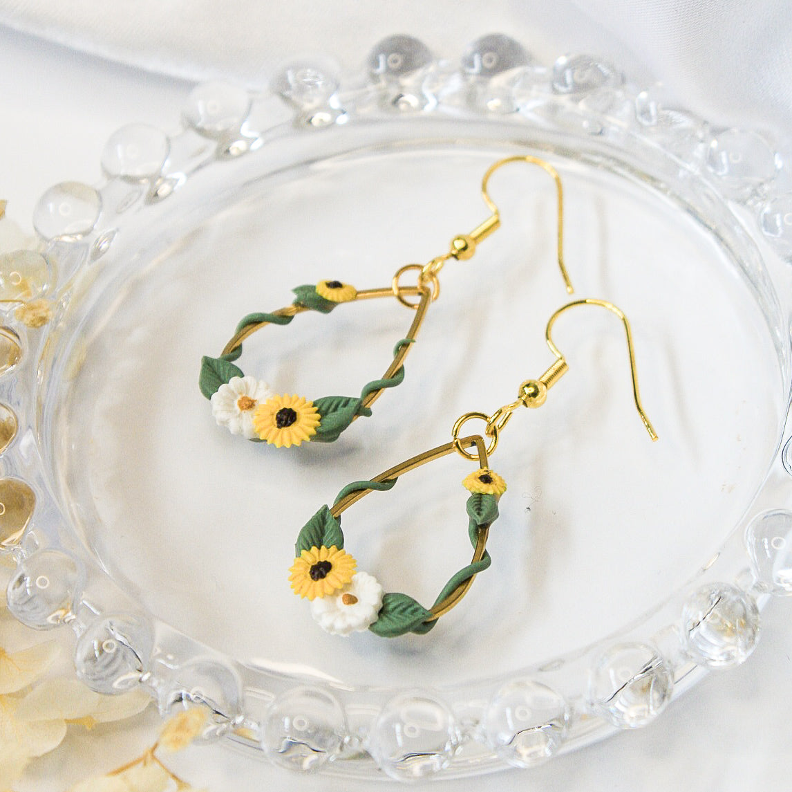 IVY Droplet Earrings - Sunflower