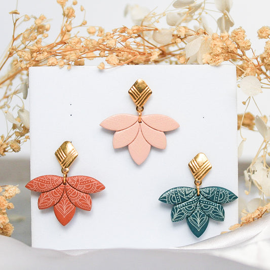 Lotus Earrings