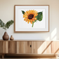 Heart of Sunshine - Sunflower Art Print on the Wall