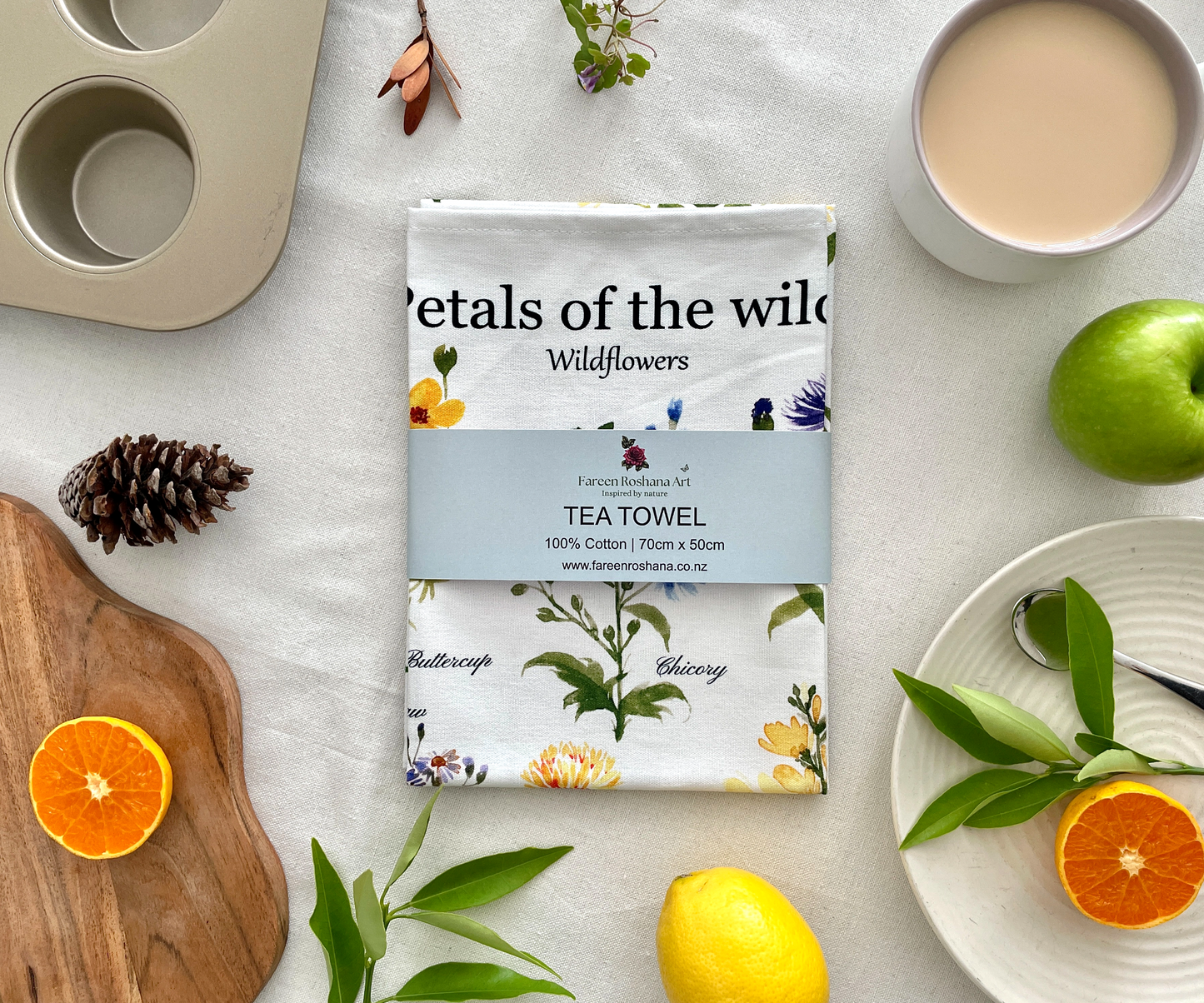 Petals of the Wild Tea Towel Pack