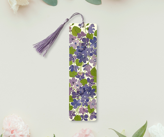 Wild Violet Dreams Bookmark Front