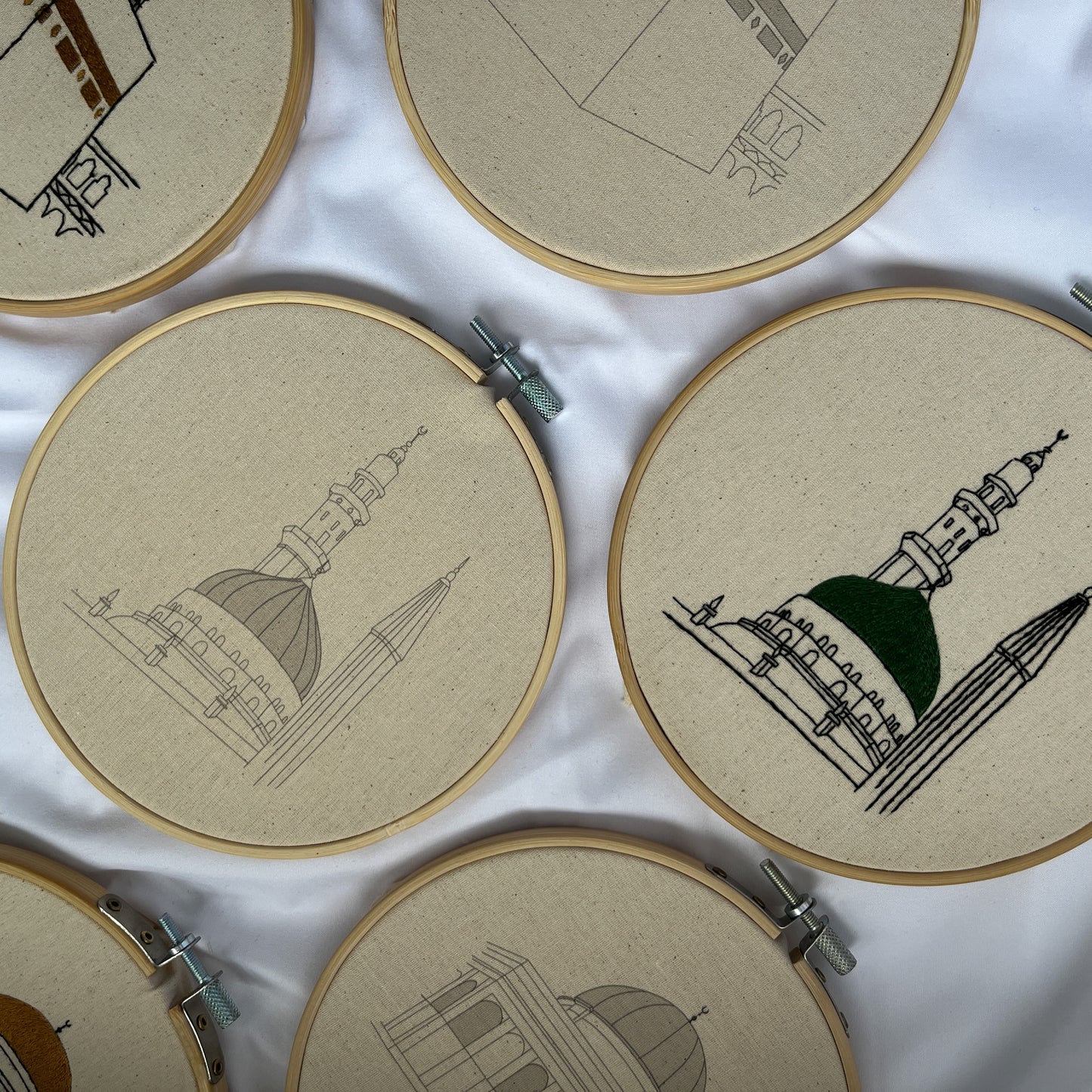 The Mosque Trio - DIY Embroidery Kit